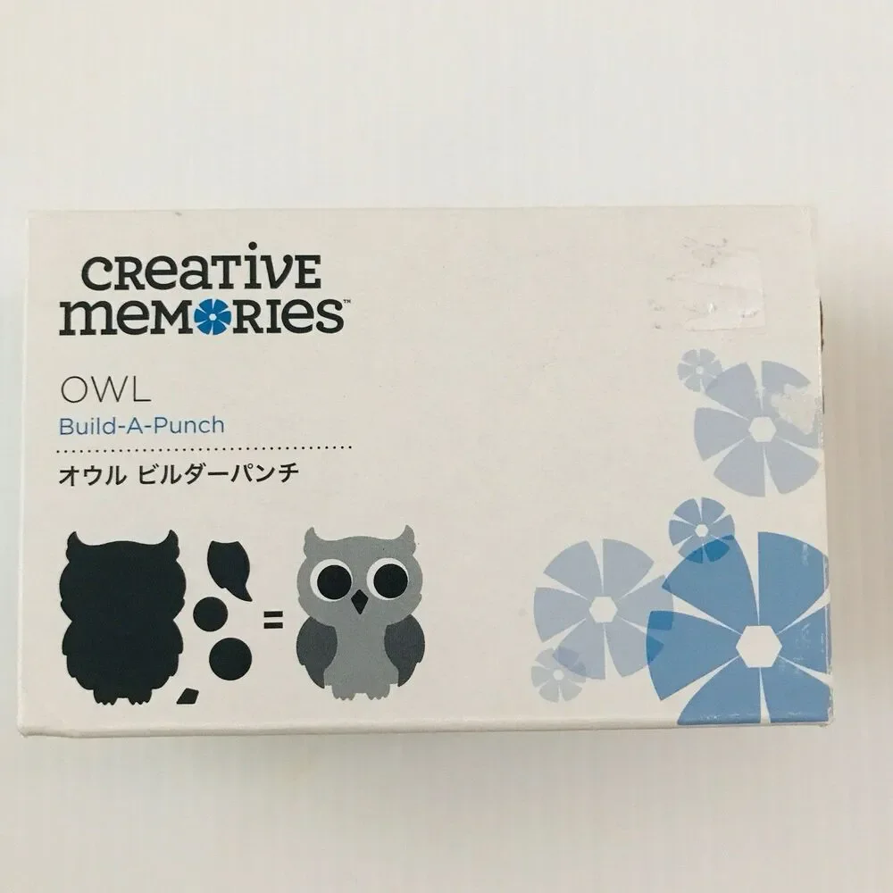 Creative Memories OWL Decorative Build-a-Punch 3D New With Box 2023